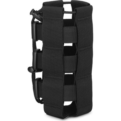 Porte-bouteille tactique, pochette militaire MOLLE en nylon 1000D, porte-bouteille résistant pour camping, randonnée et cyclisme. (1/5)