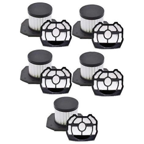 Lot de 5 filtres avec 2 préfiltres de rechange pour aspirateur balai Ryobi P718 313282002 18 volts (1/5)