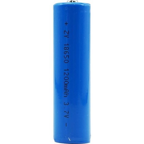 Electric toy lithium battery direct supply 3.7V pointed tip battery makeup mirror 1200mAh rechargeable 18650 lithium battery (1/5)