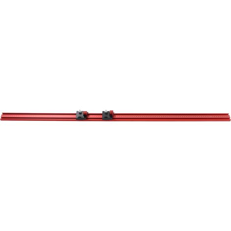 600 mm Führungsschiene aus Aluminiumlegierung für Holzbearbeitung, T-Nut-Parallelgleitschienen-Set, ausziehbar auf 1200 mm (1/5)