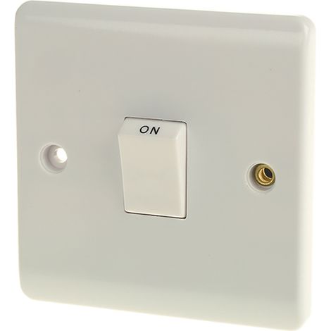 Interrupteur d'éclairage Rocker IP20 Blanc ( Prix pour 1 )
