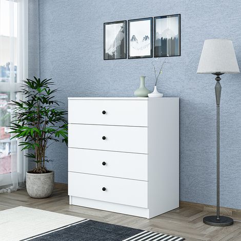 Roomart SIFO Mehrzweckschrank 80 cm breit, Weiß