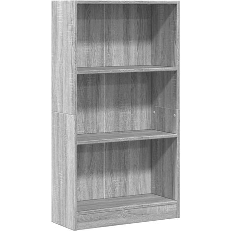Maison Exclusive - Bücherregal Grau Sonoma 60x24x109 cm Holzwerks
