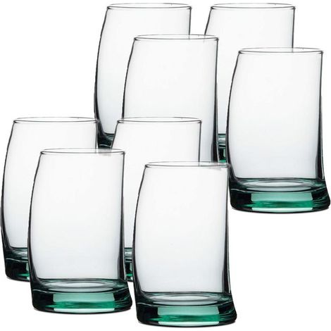 Verre à liqueur - JUANIO - Lot de 8 - 39 cl - Verre transparent - Résistant températures (1/3)