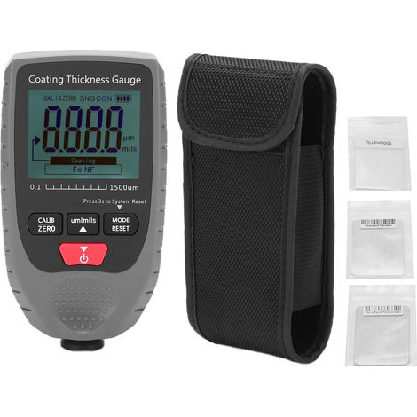 Jauge d'épaisseur numérique LCD GM998, haute précision, portable pour mesure de peinture et revêtement. (1/5)