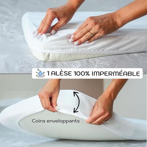 Cododo Mattress Protector – Absorbent and Breathable Mattress Protector for Babies – Waterproof (50 x 83 cm)