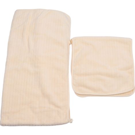 2 Piece Towel Set Soft Coral Velvet Highly Absorbent Quick Drying Lightweight Hand Towels and Bath Towels for Bathroom