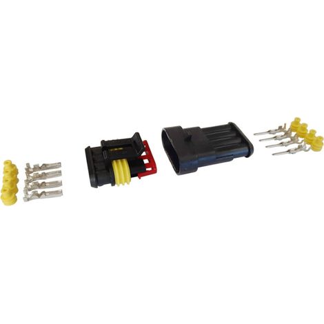 Kit connecteur étanche 4 voies 0,75 1,5 mm² série 1,5