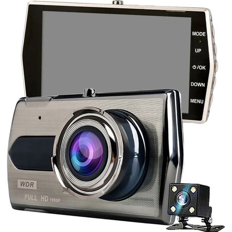 Caméra de voiture Full HD avec écran LCD inversant DVR (1/5)