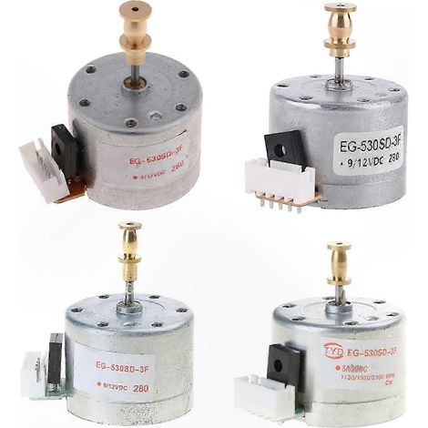 Moteur EG530SD-3F DC5-12V pour platine vinyle, pièces détachées pour tourne-disque, remplacement pour phonographe, moteur professionnel pour gramophone (1/5)