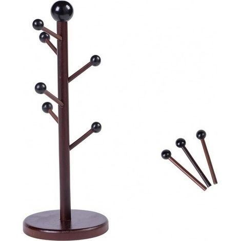 Ron Base Bicycle Holder Wooden, Compact, Crochet Bicycle Holder, Black Angled (1/5)