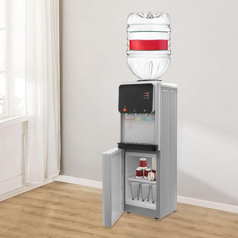 Distributeur d'eau froide autonome à charge supérieure - 500 W - 3 températures - Pour bureau, maison, refroidissement électronique