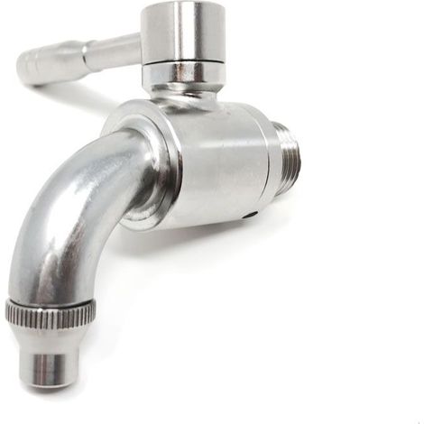 Rubinetto Acciaio Inox Sfera 1/2" (1/4)