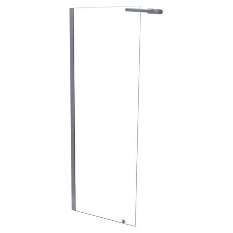 ONDEE ZEN - Paroi de douche CARIBA - Finition Chromé - Verre 6mm - 1 volet - 80x210cm (1/3)