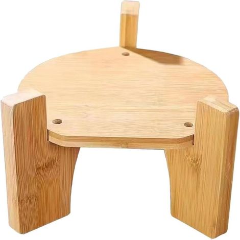 Beyamis Support distributeur bambou – 21,5cm, anti-basculement, comptoir (1/5)
