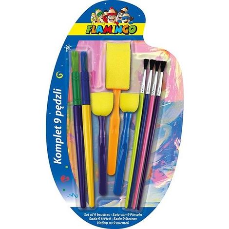 Set di pennelli da 9 pezzi