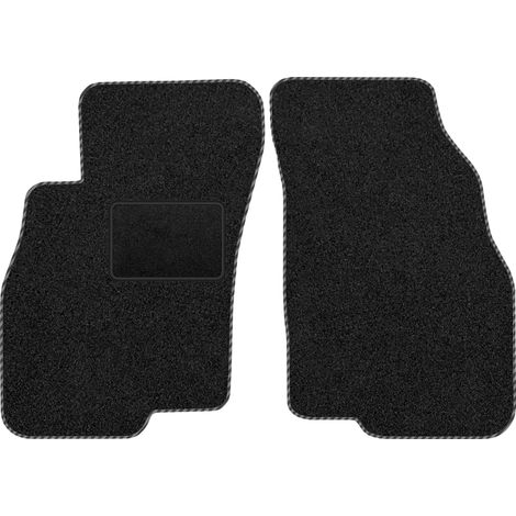 Tapis & Moquettes, Sur Mesure pour Fiat Panda II 2003-2012, Fibre Synthétique Durable, noir (1/5)