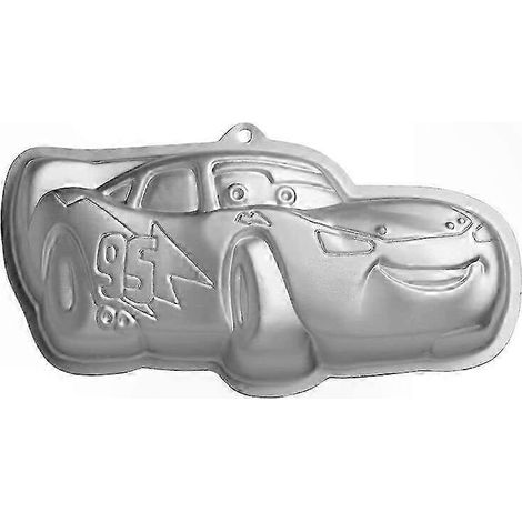 Moule à gâteau Thème Voiture Flash McQueen, Alternative pour Wilton Cars, Moule de Cuisson Antiadhésif pour Gâteaux Personnalisés, 33x23 cm (1/5)