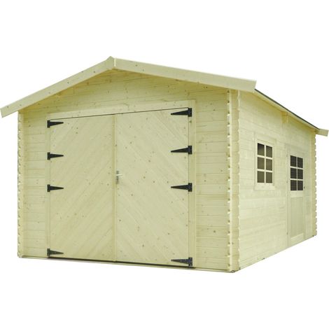 Abri Garage traditional autoclave - S8331-1 (3580 x 5080mm - 20,80 m²)