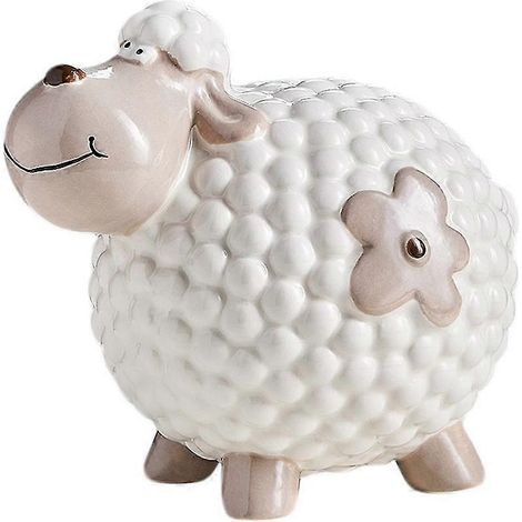 JANMIR-Tirelire Mouton - Figurine décorative et statuette cadeau de Noël (1/5)