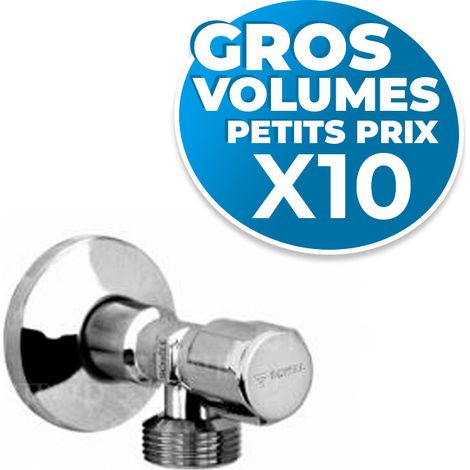Schell Lot de 10 robinets de service pour machine à laver (033000699-GVP10) (1/2)