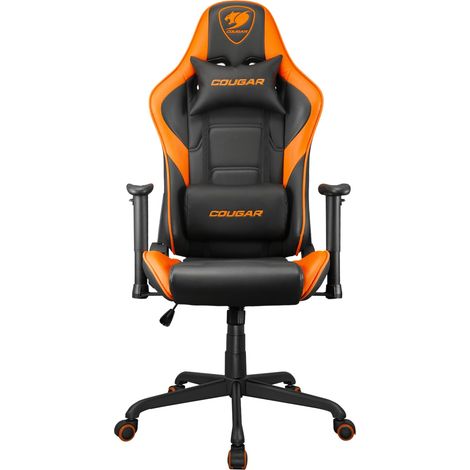 Fauteuil Gaming Armor Elite - Conception Ergonomique - Cuir Synthétique - Tissu Respirant - Soutien Lombaire et Cervical - roulettes Silencieuses (1/5)