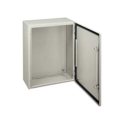 Armario compacto SPACIAL ciego 600x800x300 mm, IP66, acero, montaje mural.