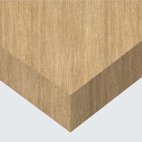 DIMEXACT - Papier adhésif imitation bois de chêne beige structuré - 122 cm x 5 m - En Rouleau