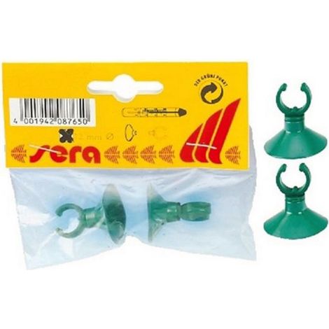 Ventose acquario sera 12mm confezione 2 resistenti per terrari