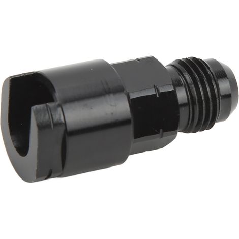 Adaptateur EFI à déconnexion rapide, en alliage d'aluminium anodisé noir, étanche, raccord de conduite de carburant mâle AN6-3/8" (1/5)