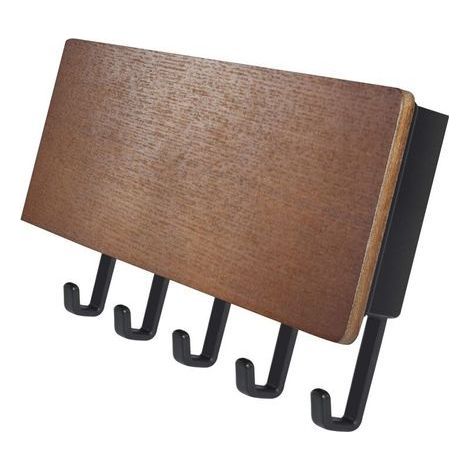 Wall Hooks for Keys, Letters and Keys, Wall Mounted, with 5 Key Hooks, for Home, Entryway - (1/5)