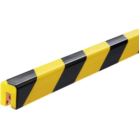 DURABLE PROFILÉ DE PROTECTION DES BORDS, TYPE E8, PROFIL DE 1 M, RECTANGULAIRE, 25 X 30 MM, JAUNE/NOIR 1127130 (1/5)
