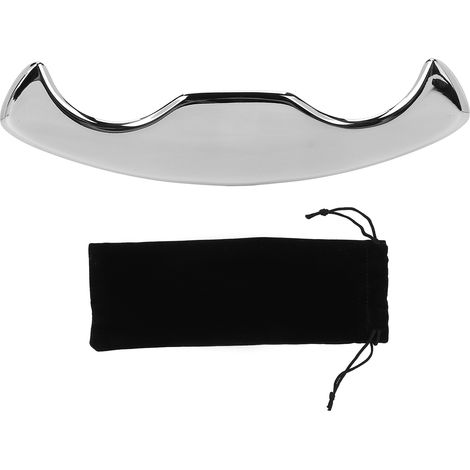 Raclette multifonction en acier inoxydable pour relaxation musculaire, planche de grattage pour pied, cheville et jambe (1/5)