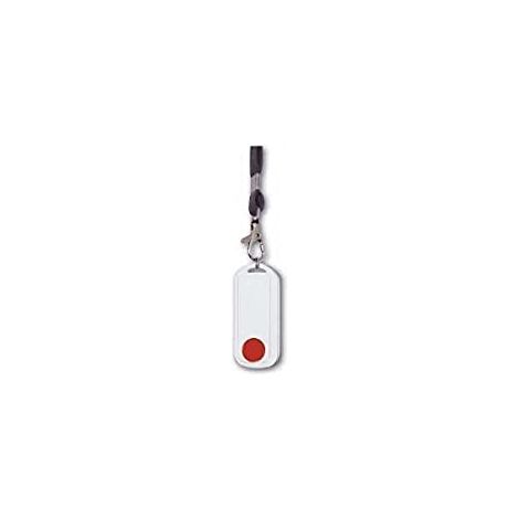 Eltako Mini mando a distancia inalámbrico blanco brillante diseño rojo