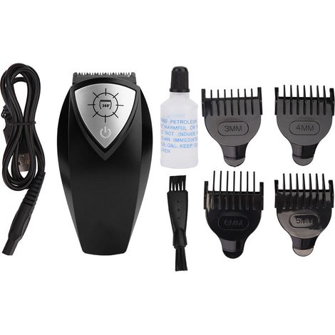 Tondeuse À Cheveux - Tondeuse À Barbe Électrique Rechargeable - Pour Hommes - 360° Rotatif - Batterie Li-ion - 1 Pièce (1/5)