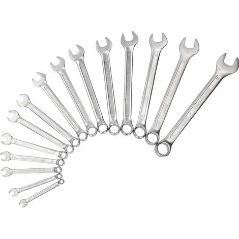 KS Tools 512.0215 512.0215 COMPETITION Ringmaulschlüssel-Satz Kit chiavi combinate 15 parti (1/4)
