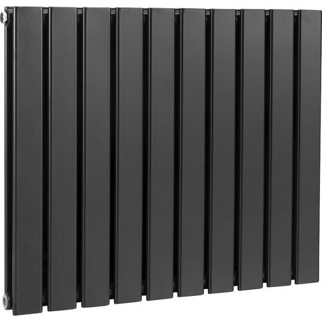 Baridi DH345 Horizontal Radiator Double Flat Panel 600 x 700mm Black (1/5)