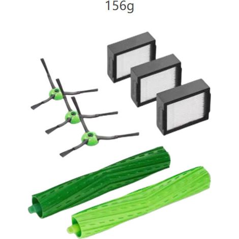 Kit d’Accessoires Compatible iRobot Roomba J7, Ensemble de 9 Pièces avec Brosse Latérale Noire (1/5)
