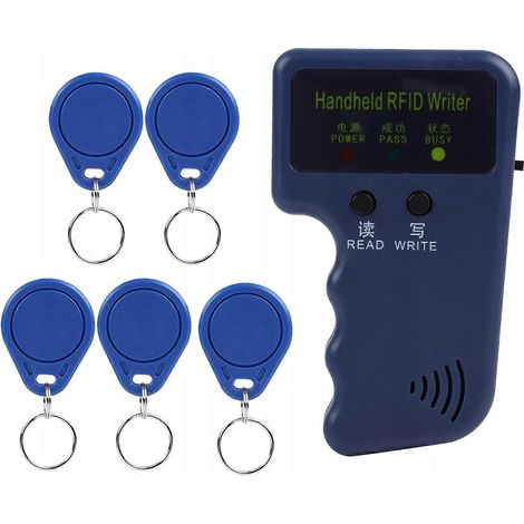 Lecteur, programmateur et duplicateur RFID pour 5 porte-clés (1/5)