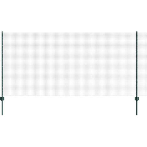 Maison Exclusive - Schweißdrahtzaun mit Pfosten 50 x 1,2 m (B x H