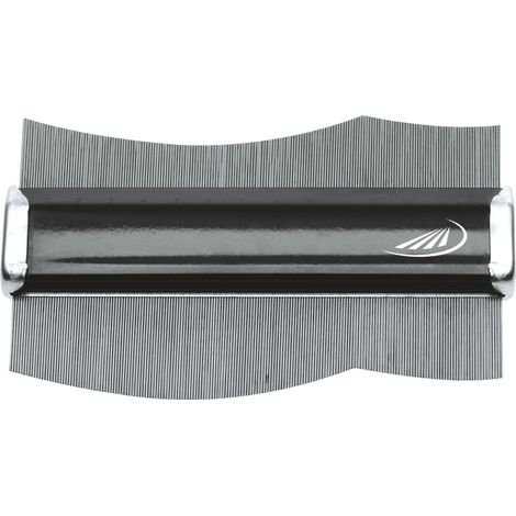 Helios Preisser Profillehre (Stifte federhart, Stift1,0mm, Abmessung 154x85mm)