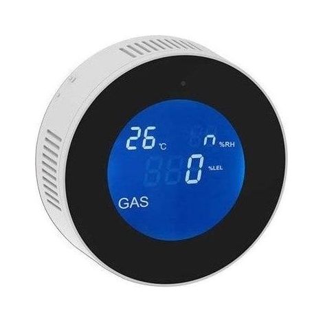 Rilevatore di fughe di gas Tuya TUYA Wi-Fi schermo LCD montaggio a parete