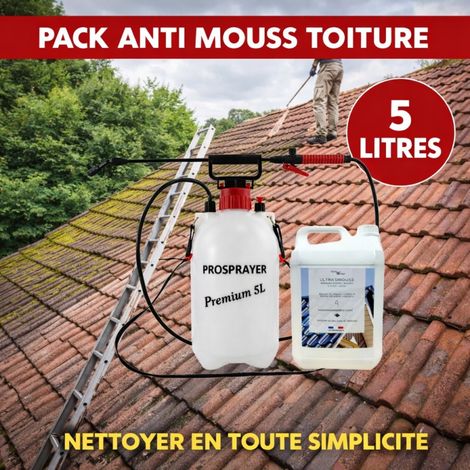 Pulvérisateur à pression 5 L + Produit ULTRA'DMOUSS 5 L