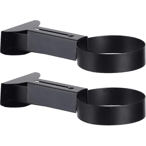 Lot de 2 supports muraux réglables pour lampes à bulles d'aquarium de 11 cm de diamètre : support sécurisé et élégant. (1/5)