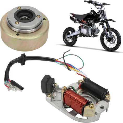 Stator-Schwungrad-Magnetrotor-Kit für PIT PRO 110cc und 125cc Kickstarter-Offroad-Motorräder (1/5)