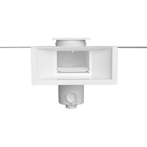 BWT – Skimmer de piscine miroir grande meurtrière avec rallonge – Débit 7 m³/h en Ø 50 – Fabrication ABS anti-UV – Couleur anthracite (1/5)
