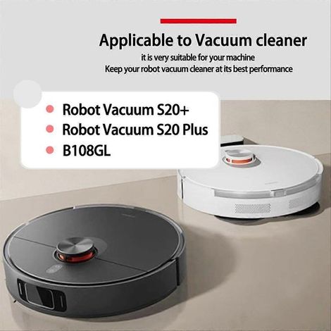 Pièces détachées pour aspirateur robot Xiaomi S20 Plus S20+ B108GL : brosse principale, filtre HEPA, chiffon de nettoyage. (1/5)