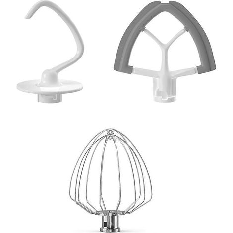 Zubehör und Ersatzteile für KitchenAid Standmixer mit kippbarem Rührkopf, 4,5 bis 5 Quarts (K45WW): 6-Draht-Schneebesen, Flachrührer. (1/5)