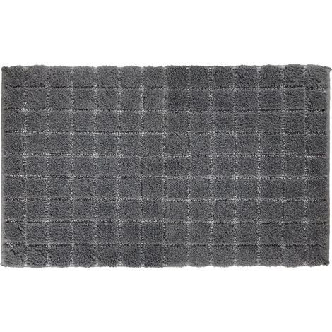 TAPPETO PLAZA 60X110CM PIOMBO IN COTONE (1/2)