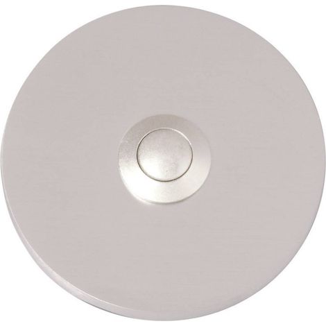 Heidemann 70064 Bouton de sonnette simple acier inoxydable 24 V/1 A